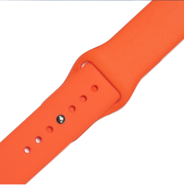 Pulseira Bracelete para Apple Watch 38mm – Silicone LARANJA - Multi4you®