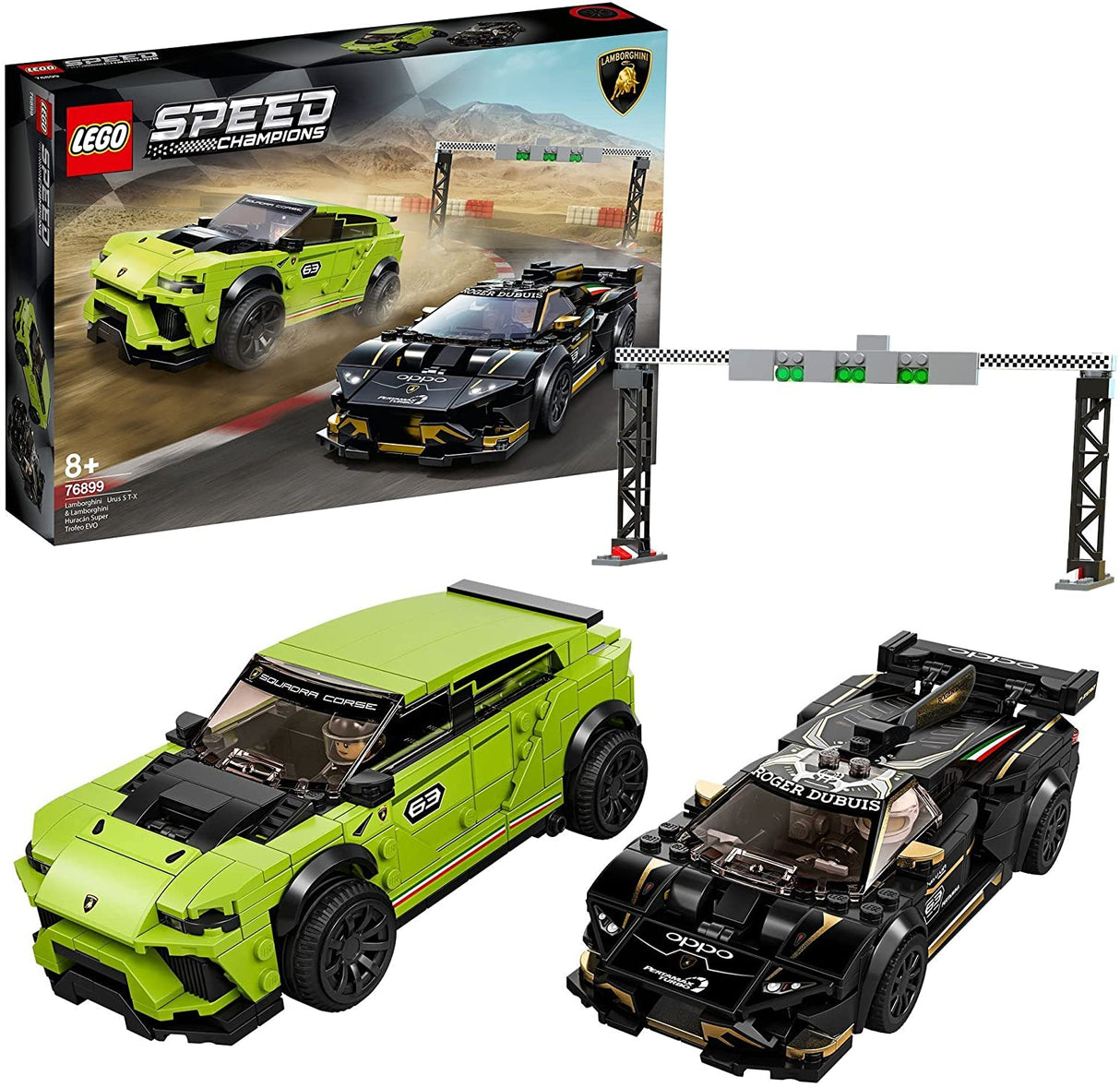 LEGO Speed Champions - Lamborghini Urus ST-X & Lamborghini Huracan Super Trofeo Evo - 76899