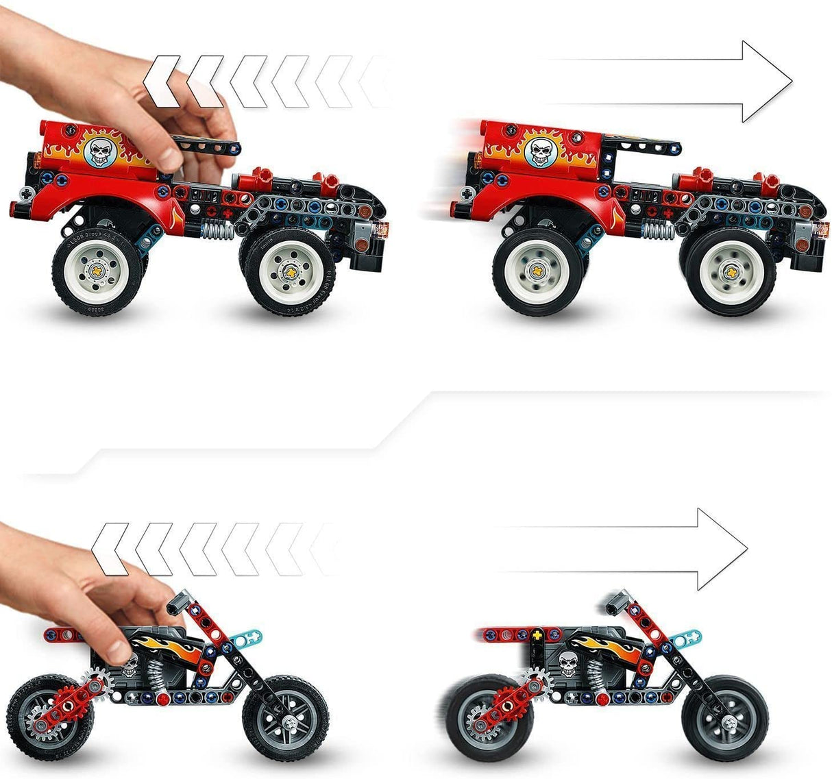 LEGO Technic Espectáculo Acrobático Camião e Moto - 42106