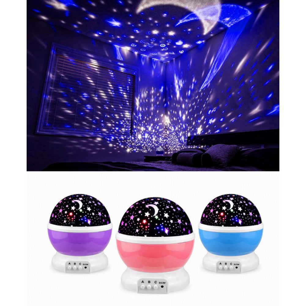 Lampada de Projeção Led Dream Totating Star Projector Lamp - Multi4you®