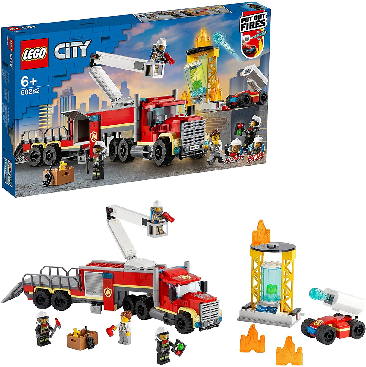 Lego City Unidade De Controlo De Incêndios - 60282