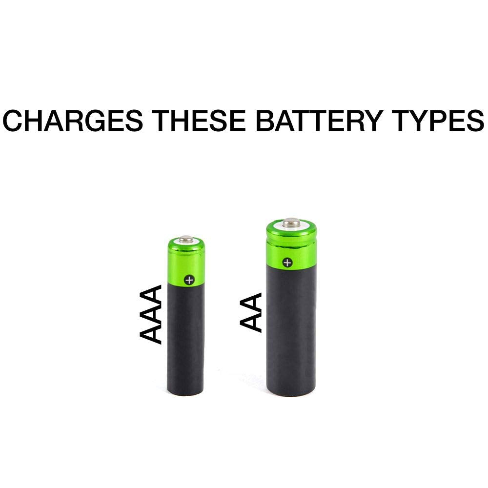 Lloytron Carregador B1507 Slim para pilhas AA/AAA - 8 slots