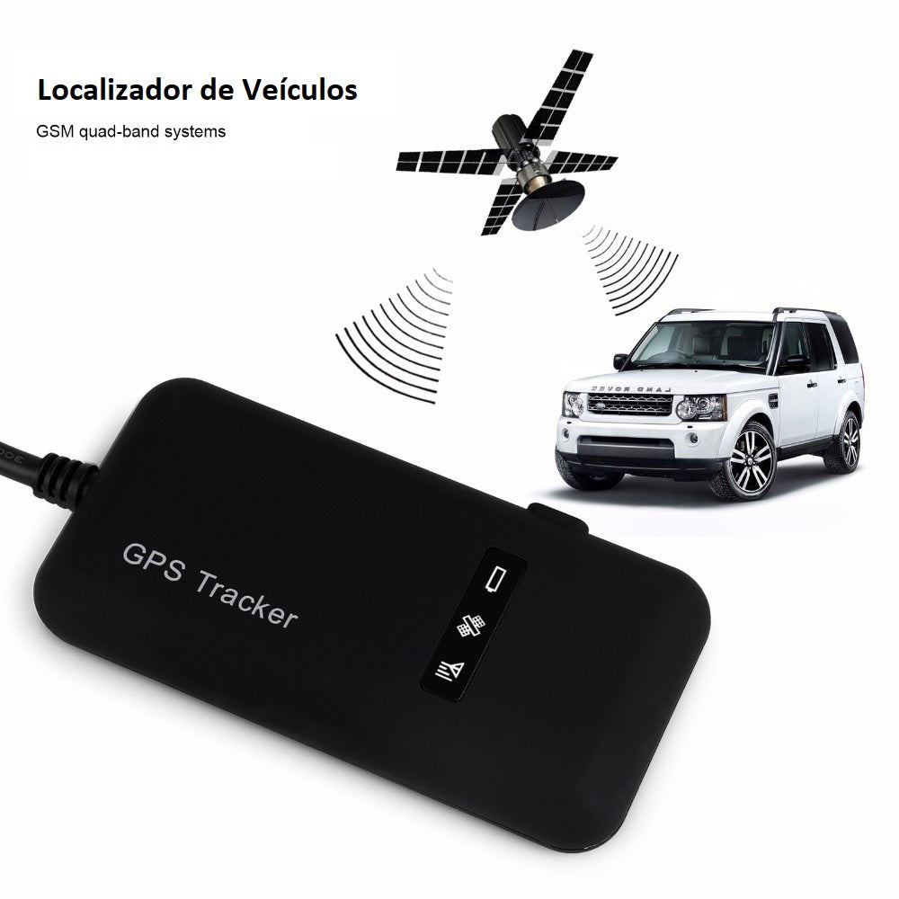 Localizador GPS Posicionamento Remoto para Veículos - GT02A (Preto) - Multi4you®