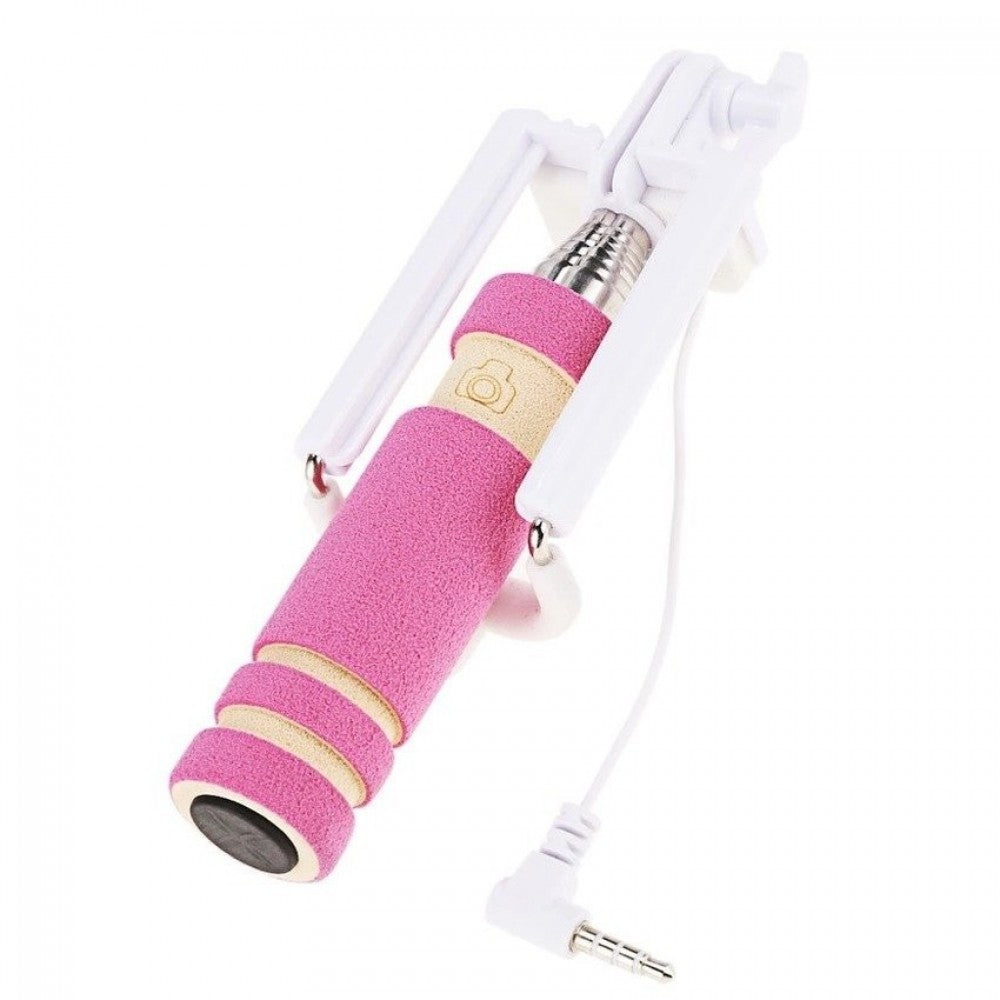 Selfie Stick Mini Monopod Selfie Stick (60 cm) (Rosa) - bastão de Selfie - Multi4you®