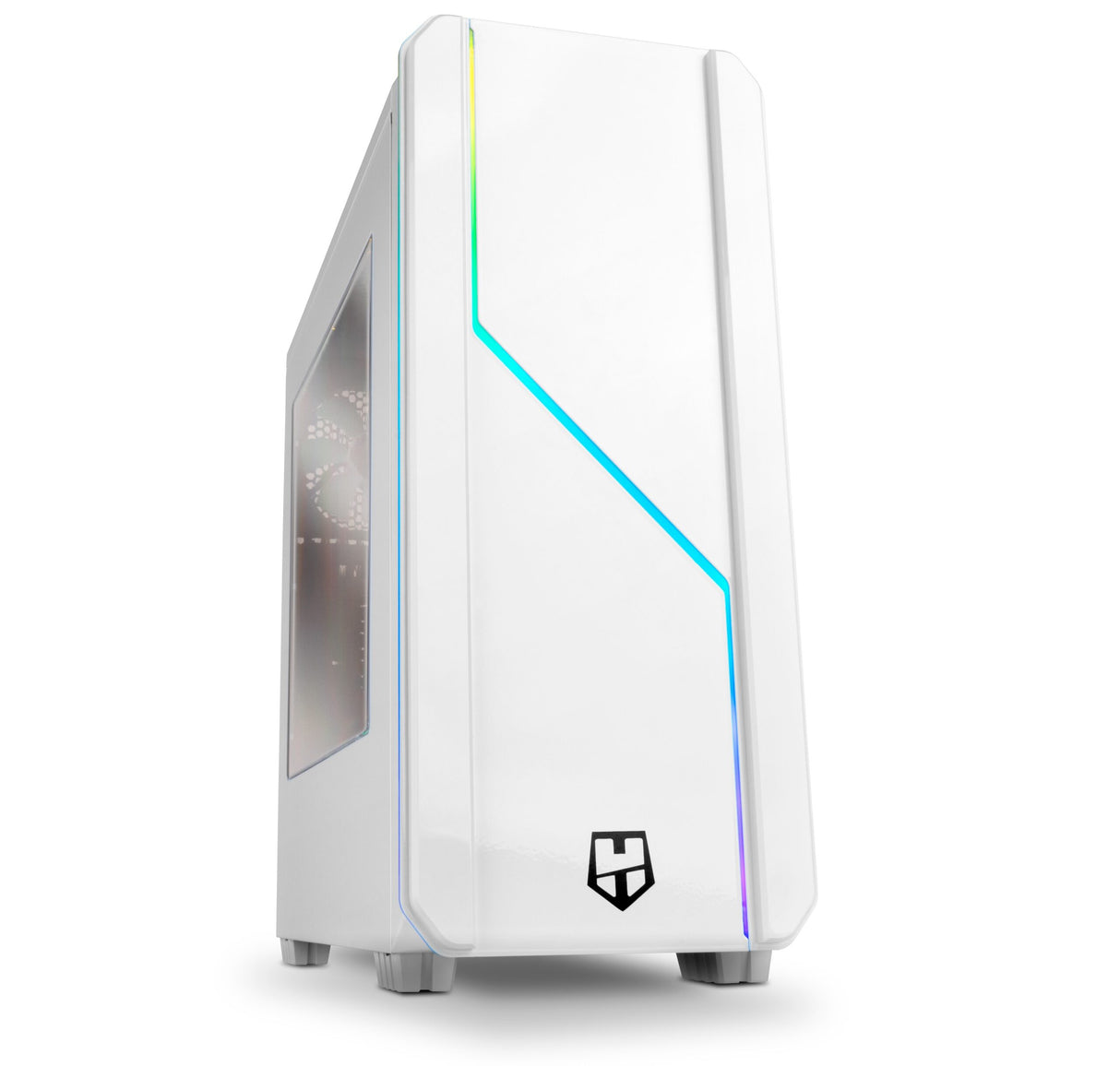 Caixa NOX Hummer MC PRO ARGB White - NXHUMMERMCPROW