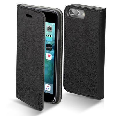 Capa de Pele iPhone 8 Plus / 7 Plus / 6S Plus / 6 Plus Sbs Livro Preto