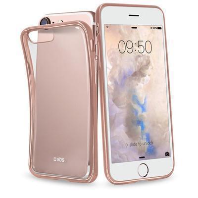 Capa Silicone Extraslim Sbs Gold Collection para iPhone SE (2020) / 8 / 7 / 6S / 6 Rosa