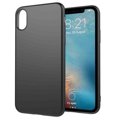 Capa Silicone Gel iPhone X / XS Utra Slim 03Mm Preto