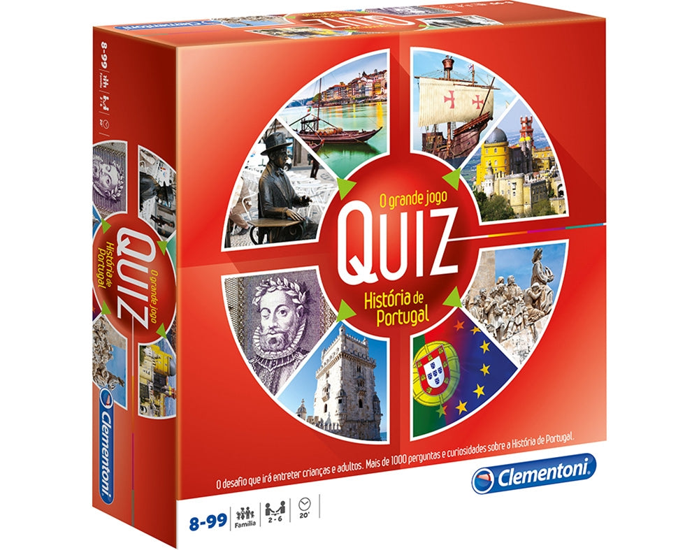 O Grande Jogo Quiz História de Portugal - Clementoni