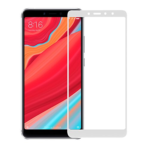 Pelicula Vidro Temperado Full Cover 3D Branco para Xiaomi Redmi S2 - Multi4you®