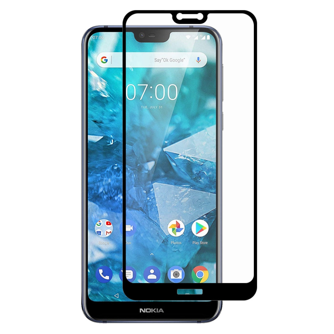 Pelicula Vidro Temperado Full Cover 3D para Nokia 7.1 - Multi4you®