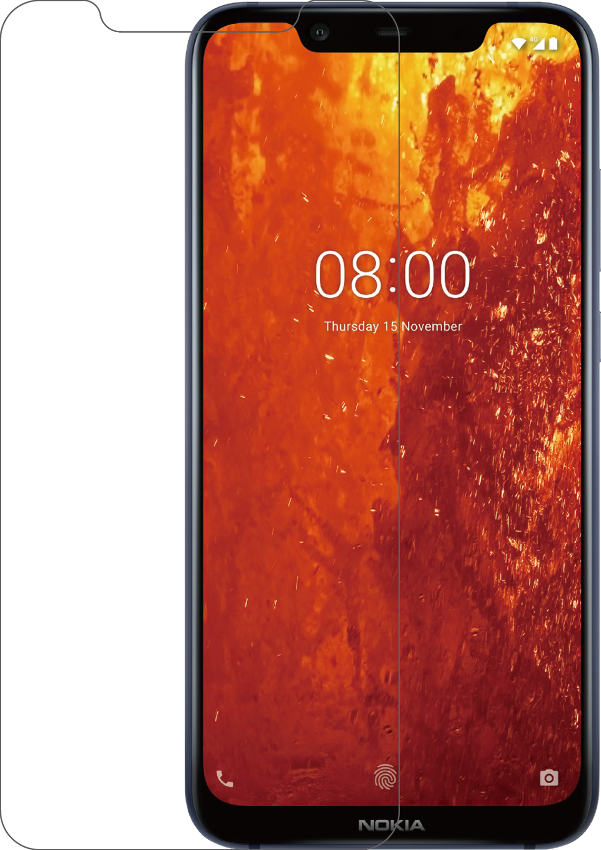 Pelicula Vidro Temperado para Nokia 8.1 (Nokia X7) - Multi4you®