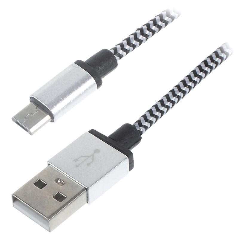 Cabo NYLON Micro USB Universal 2 Metros