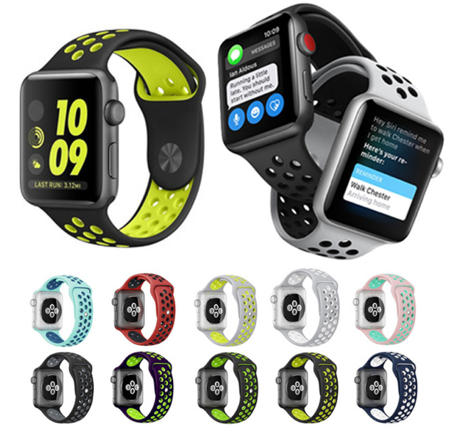 Pulseira Bracelete Desportiva Silicone para Apple Watch 38mm