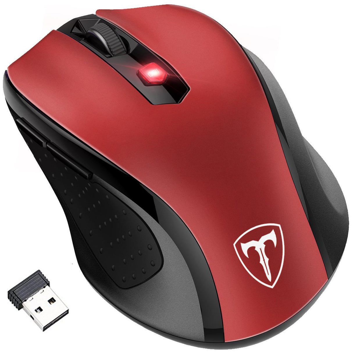 Rato Óptico Wireless 2,4GHz 2400 Dpi com 6 Botões para Windows Mac Linux - Multi4you®