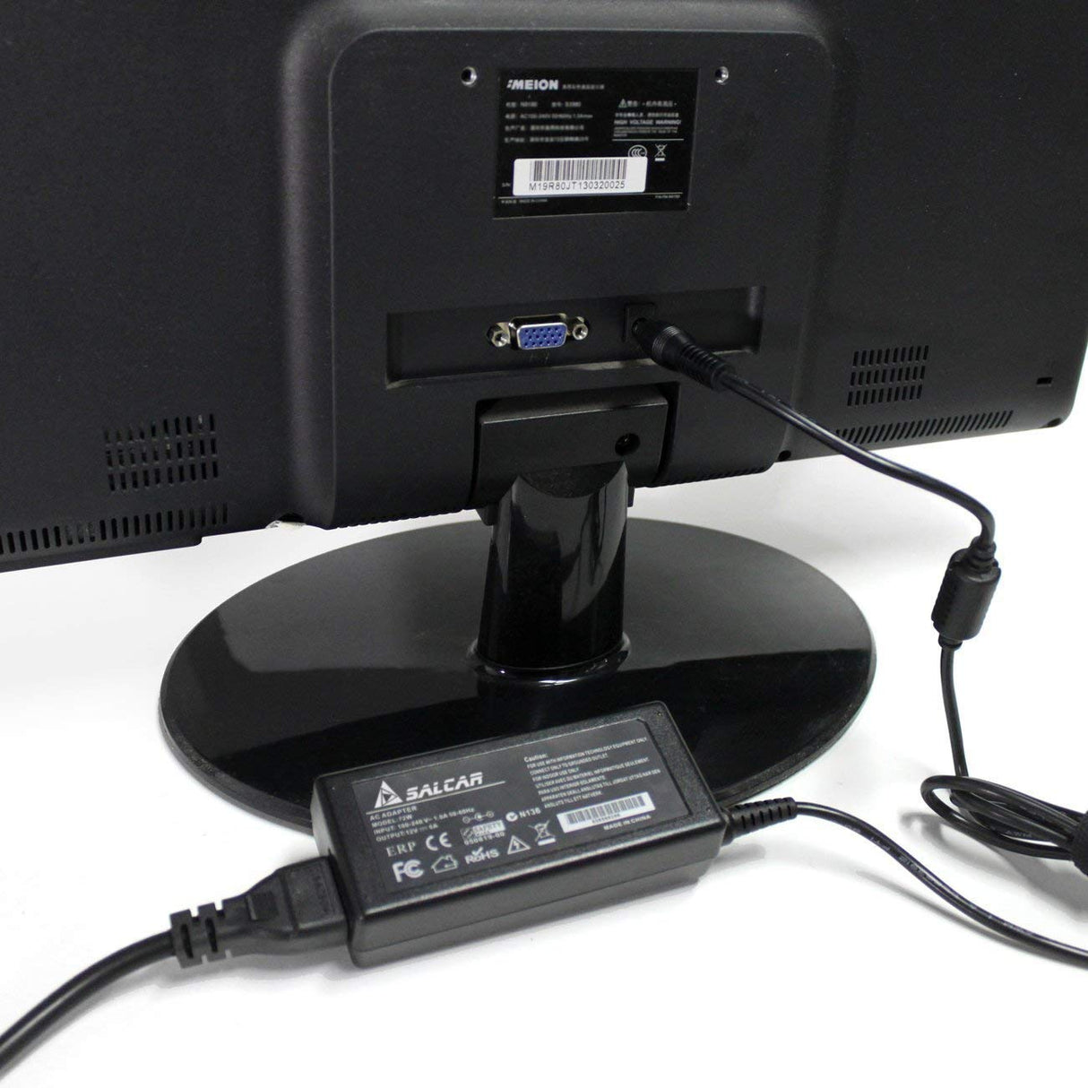 SALCAR Carregador 12V 6A 72W - 5.5 mm x 2.5 mm