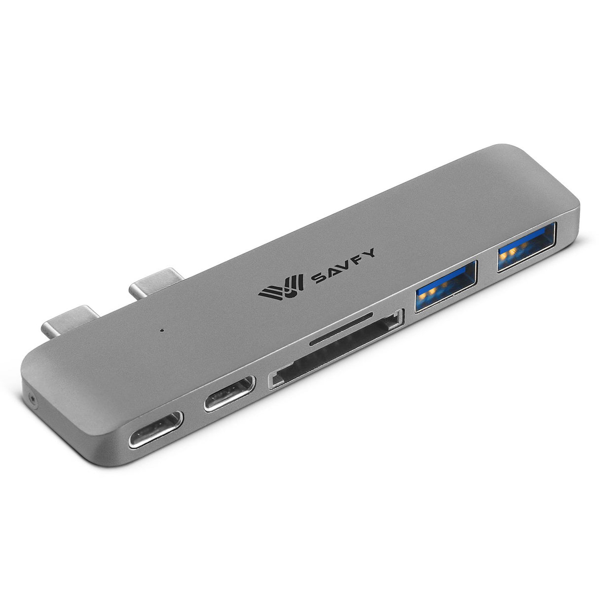 SAVFY 6 em 1 USB-C Hub Thunderbolt 3 USB 3.1 para MacBook