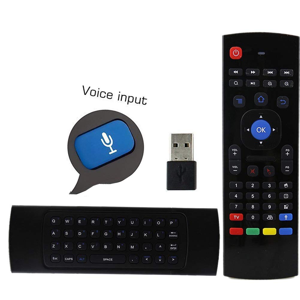 Teclado Wireless para Smart TV Keyboard e Air Mouse (Rato para TV)
