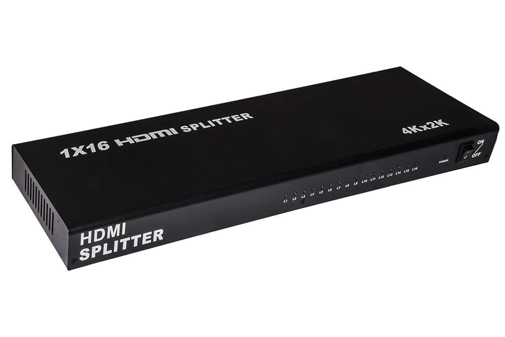 Splitter Multiplicador HDMI 1 x 16 HDR 4K / 2K 3D – 1 Entrada 16 Saídas - Multi4you®