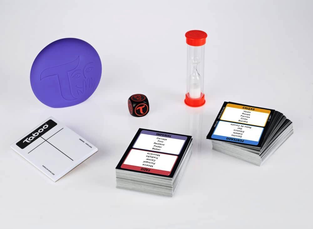 Taboo Hasbro Jogo de Mímica Adivinhar Palavras - Versão Portuguesa