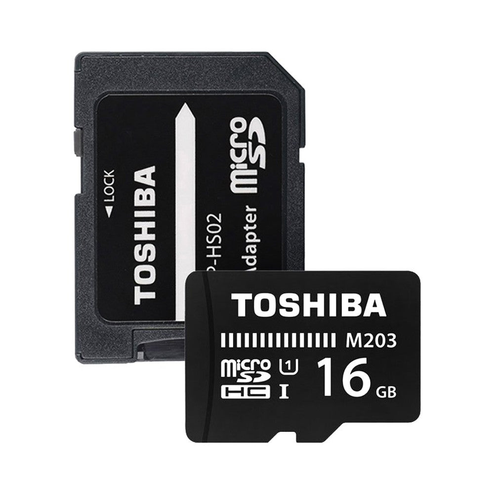 Toshiba Cartão Micro SD 16GB com Adaptador - SDHC M203