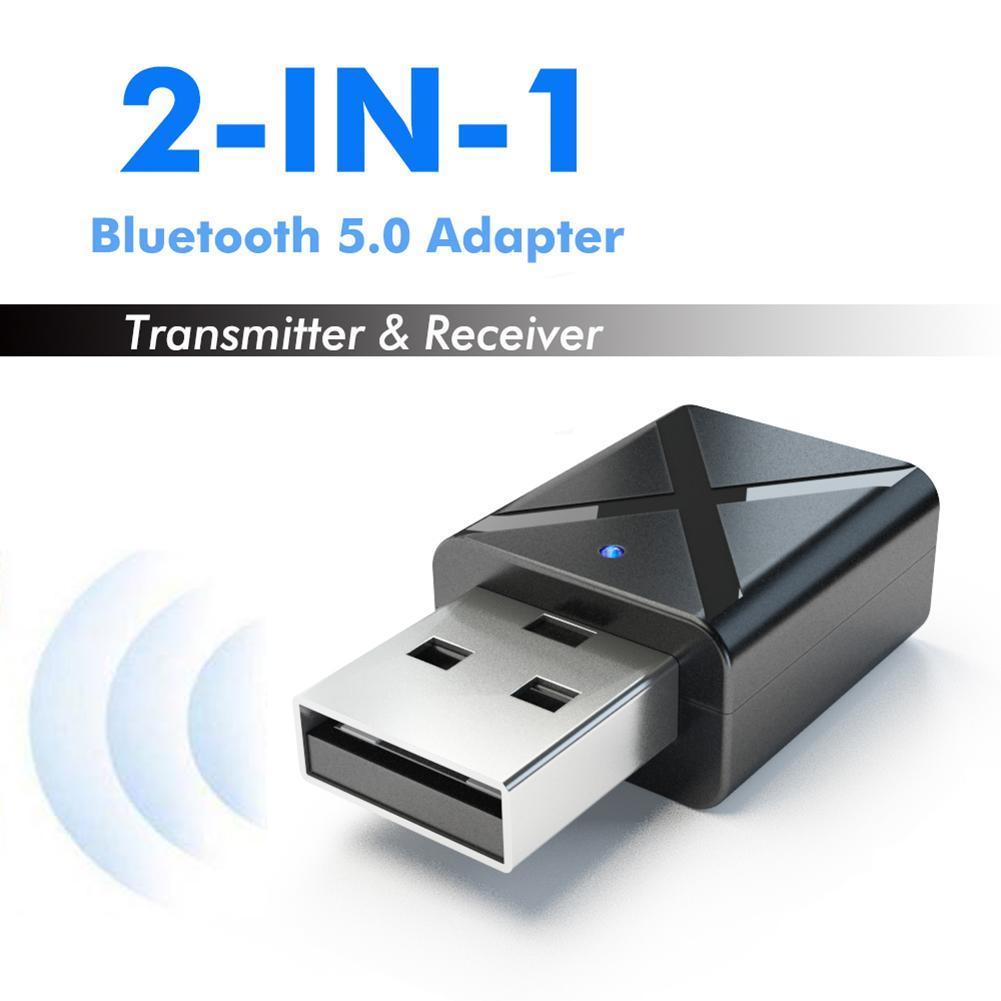 Transmissor e Receptor de Audio Bluetooth 5.0 KN320 2 em 1 USB/Jack 3.5mm - Multi4you®