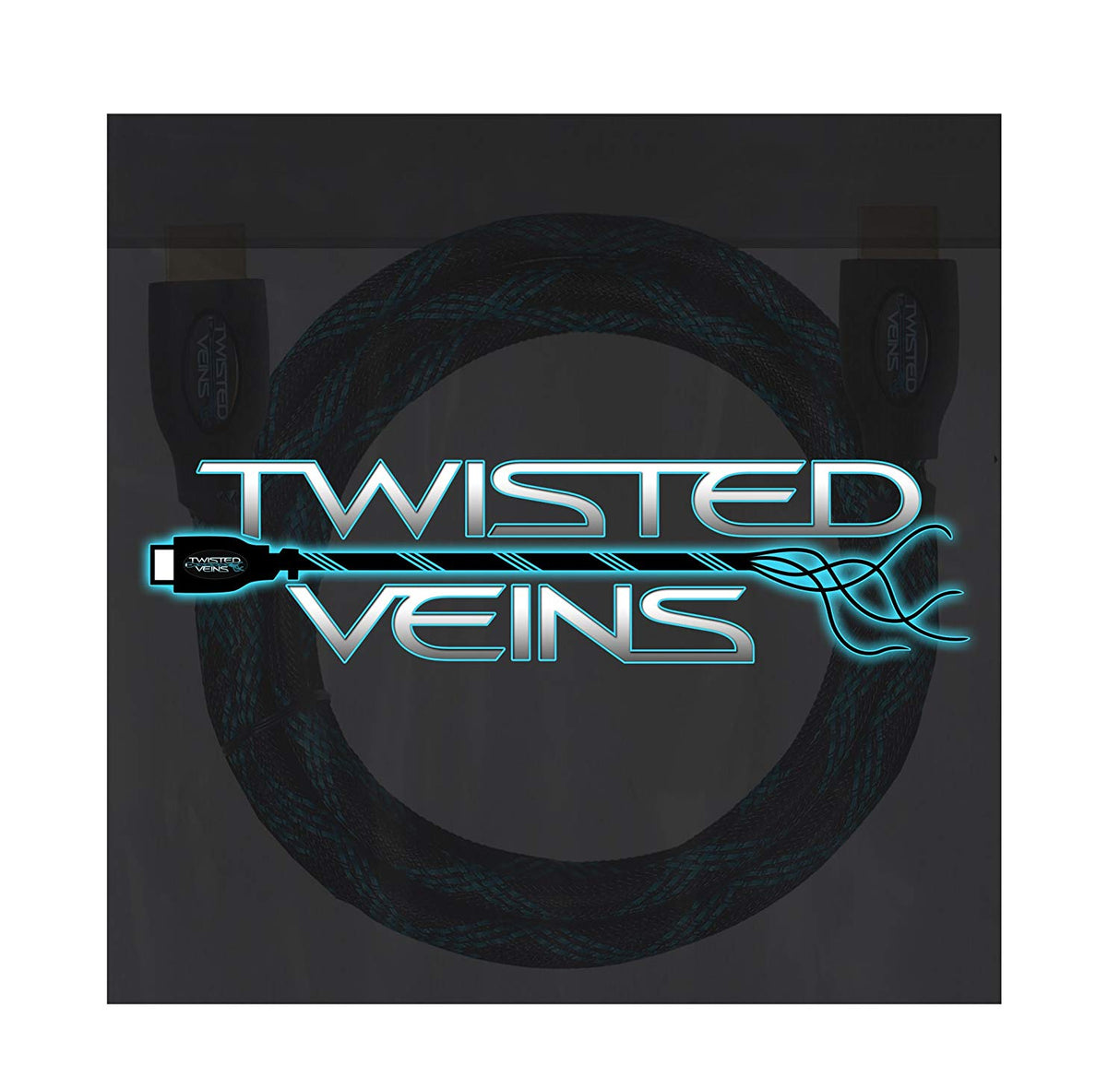 Twisted Veins Cabo HDMI 2.0 b 10m 4K UHD Premium de alta velocidade com Ethernet