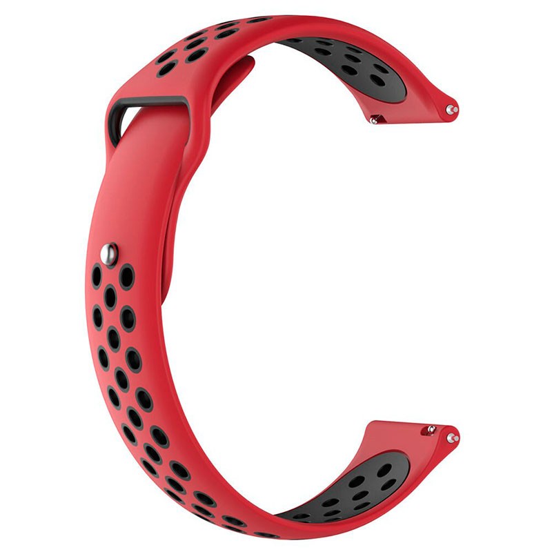 Pulseira de Substituição 20mm Xiaomi Amazfit GTS / Bip / Bip Lite / Bip S / GTR 42mm / Ticwatch / Huawei / Samsung Sport Silicone (Vermelho)