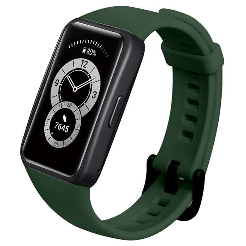 Pulseira de Substituição Huawei Band 6 / Honor Band 6 Silicone (Verde)