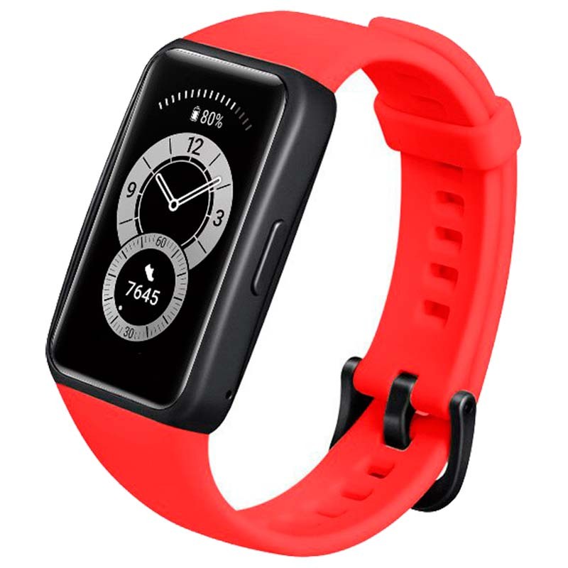 Pulseira de Substituição Huawei Band 6 / Honor Band 6 Silicone (Vermelho)