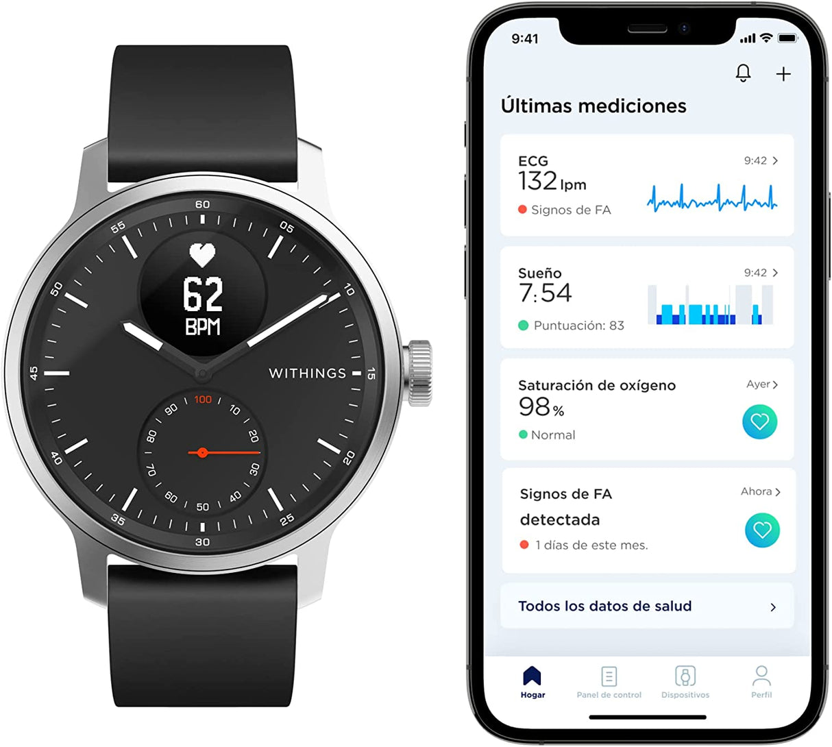 Withings Relógio Smartwatch 42mm - Preto
