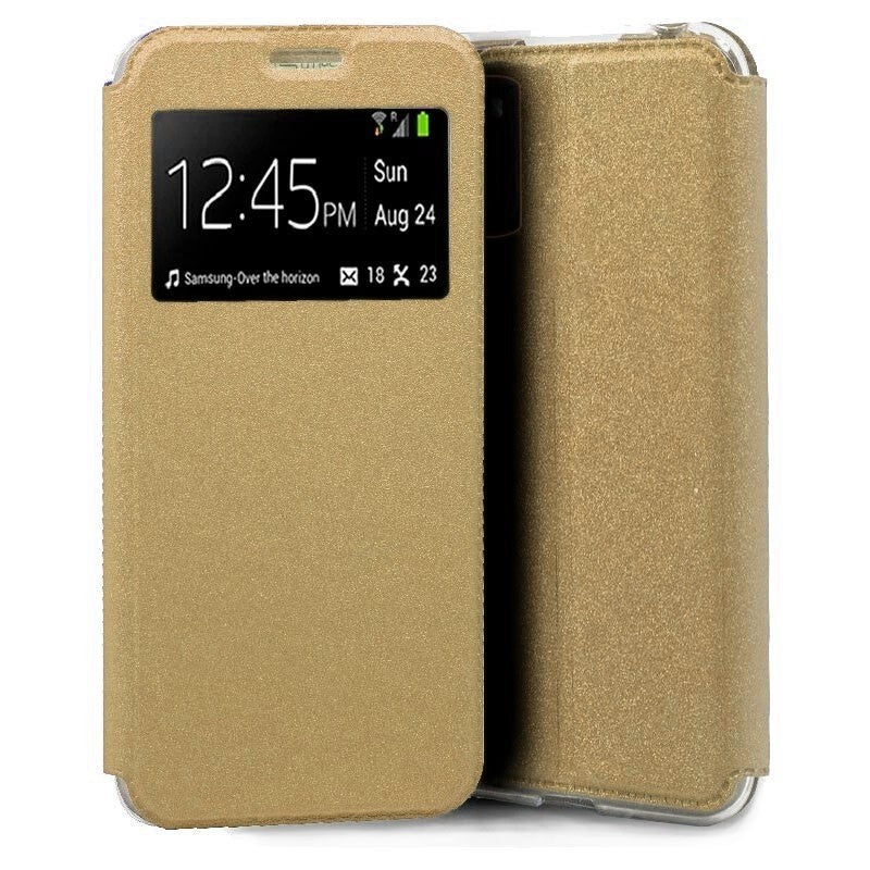 Capa Flip Cover Dourado para Xiaomi Redmi 9C