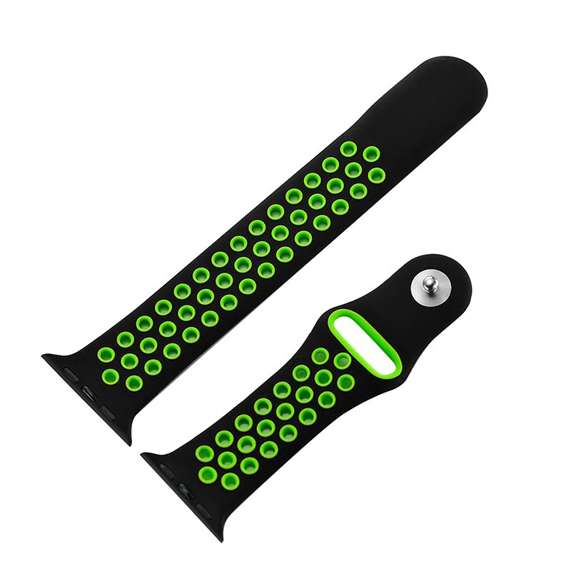 Bracelete Silicone para Apple Watch Series 42 / 44 Mm  Verde