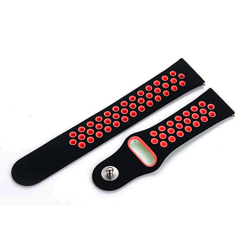 Pulseira de Substituição 22mm Xiaomi Amazfit Stratos 3 / Stratos 2S / Stratos / Pace / GTR 47mm / Ticwatch / Huawei / Samsung (Vermelho)