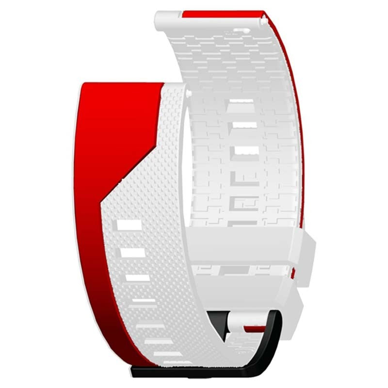 Pulseira de Substituição 22mm Xiaomi Amazfit Stratos 3 / Stratos 2S / Stratos / Pace / GTR 47mm / Ticwatch / Huawei / Samsung Premium Stripe (Vermelho)