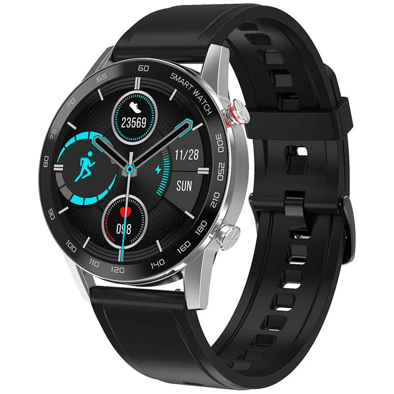 DT NO.1 DT95 Pulseira Silicone - Smartwatch (Prateado)