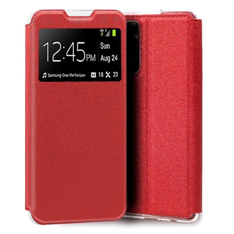 Capa Flip Cover Vermelho para Xiaomi Redmi 9C