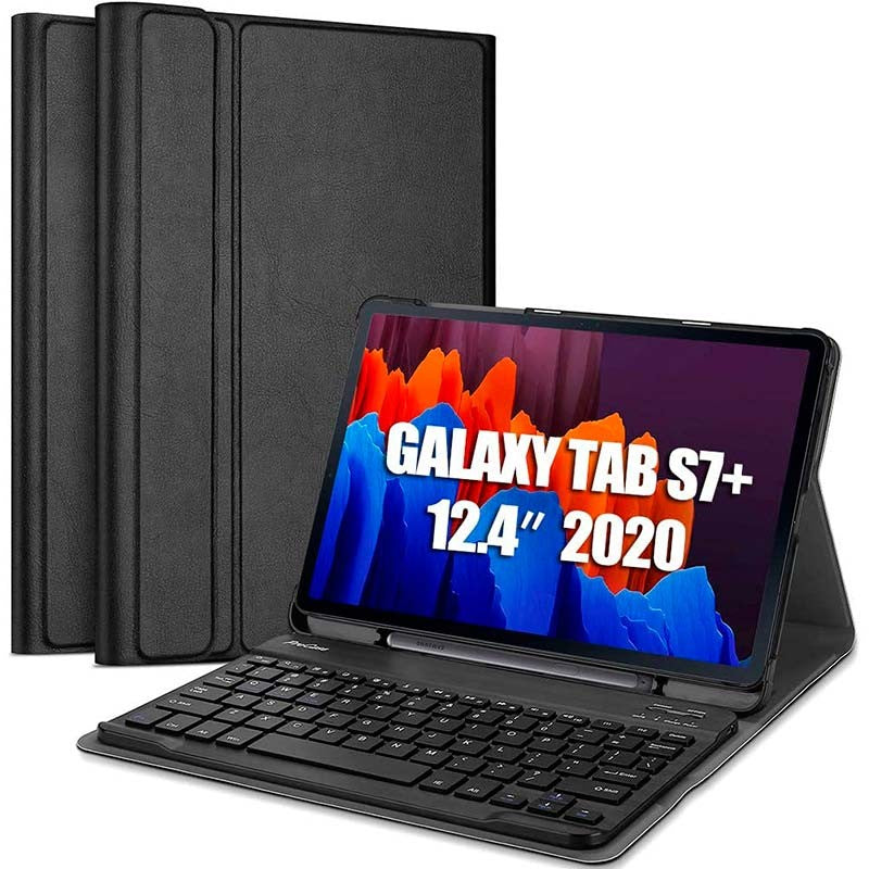 Capa com Teclado Samsung Galaxy Tab S7 Plus T970 / T975
