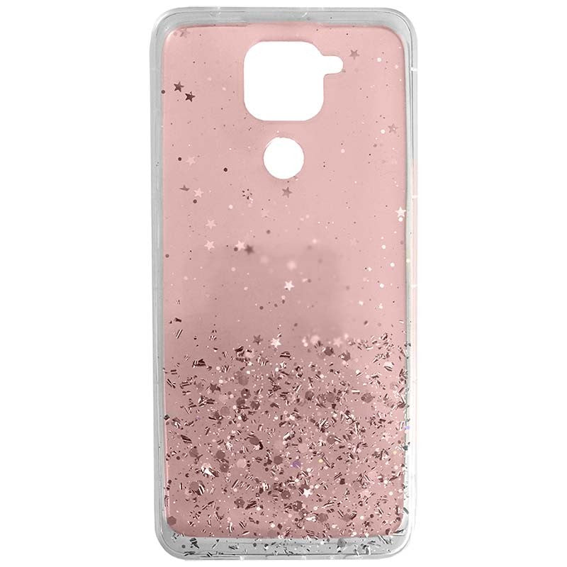 Capa de silicone Xiaomi Redmi Note 9 Purpurin (Rosa)