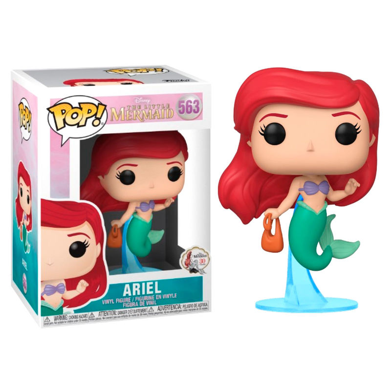 Figura Funko POP Disney La Sirenita Ariel with bag