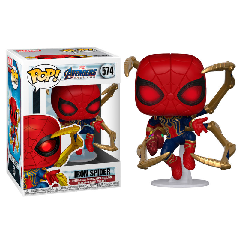 Figura Funko POP Marvel Vengadores Endgame Iron Spider with Nano Gauntlet