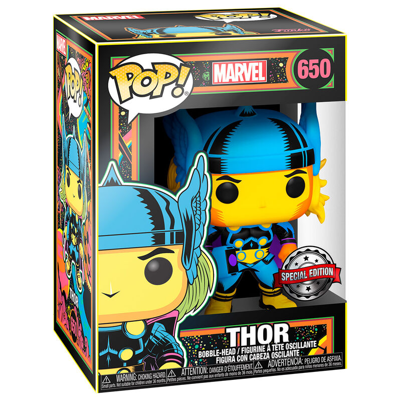 Figura Funko POP Marvel Thor Black Light Exclusive