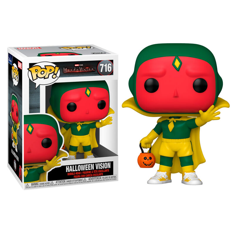 Figura Funko POP Marvel WandaVision Vision Halloween