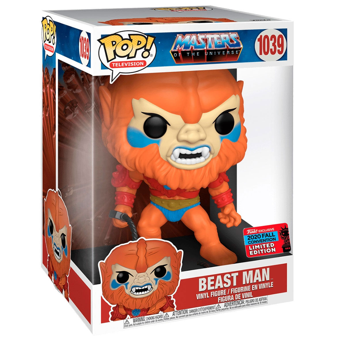 Figura Funko POP Masters of the Universe Beast Man Exclusive 25cm