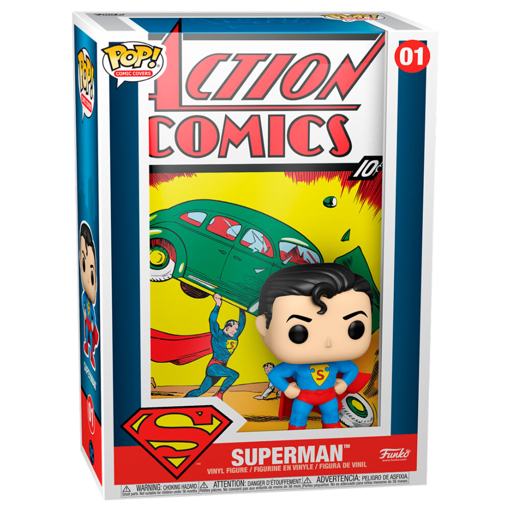 Figura Funko POP Comic Cover DC Superman Action Comic