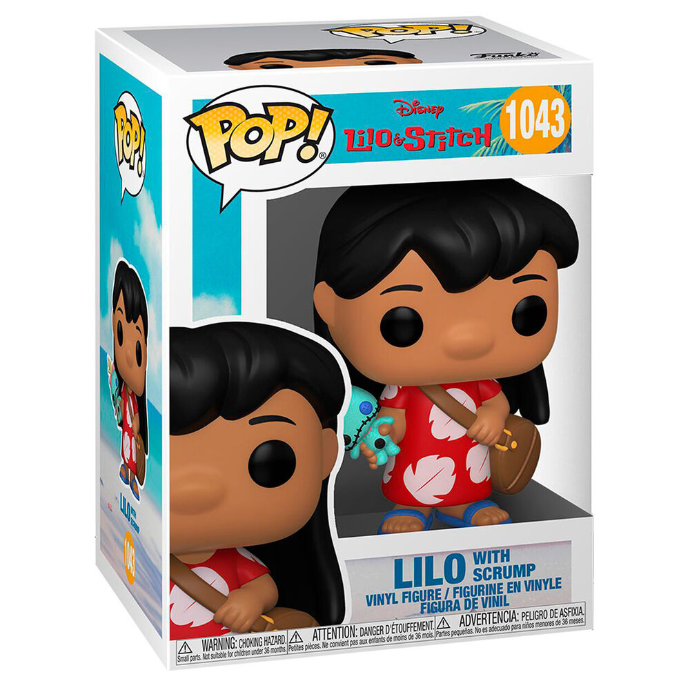 Figura Funko POP Disney Lilo and Stitch Lilo with Scrump