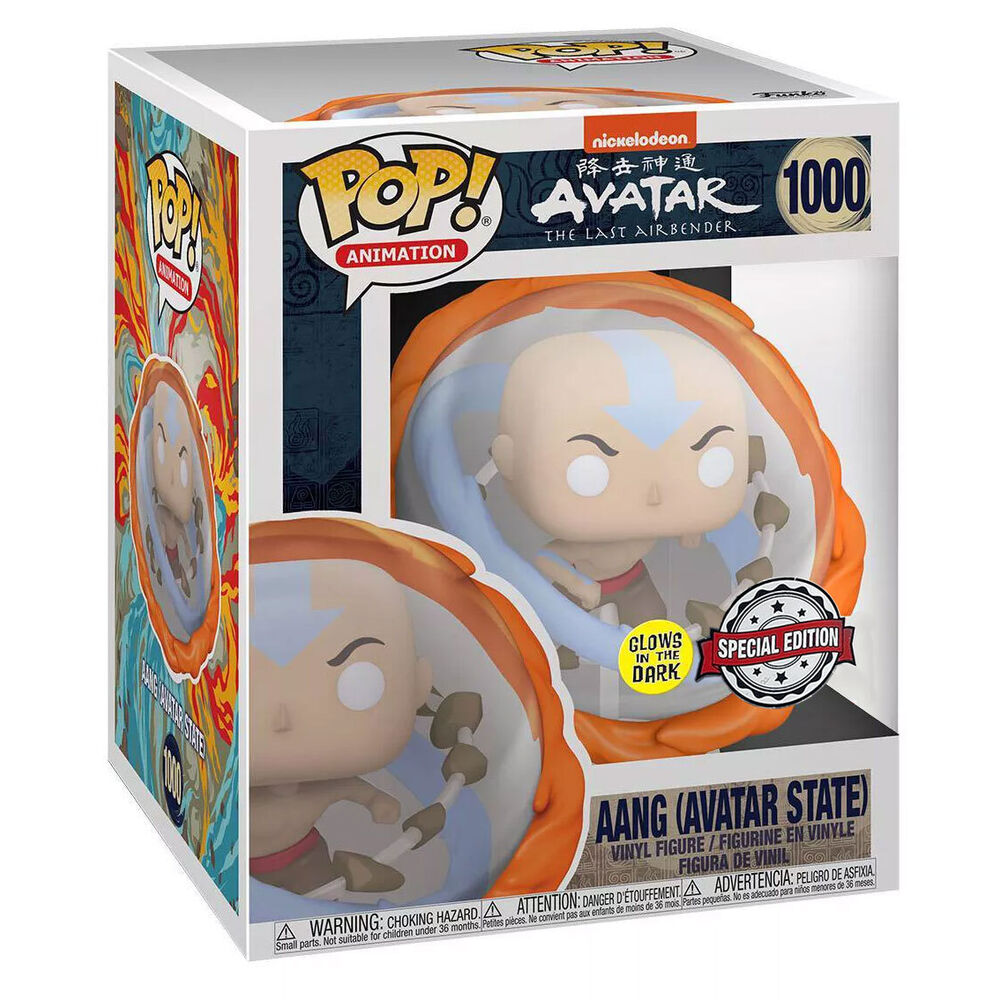 Figura Funko POP Avatar Aang All Elements Glow in the Dark Exclusive