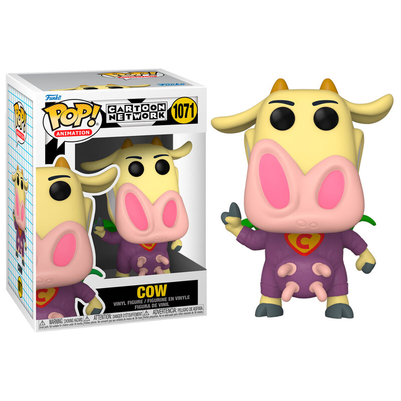 Figura Funko POP Cartoon Network Cow and Chicken - Superhero Cow