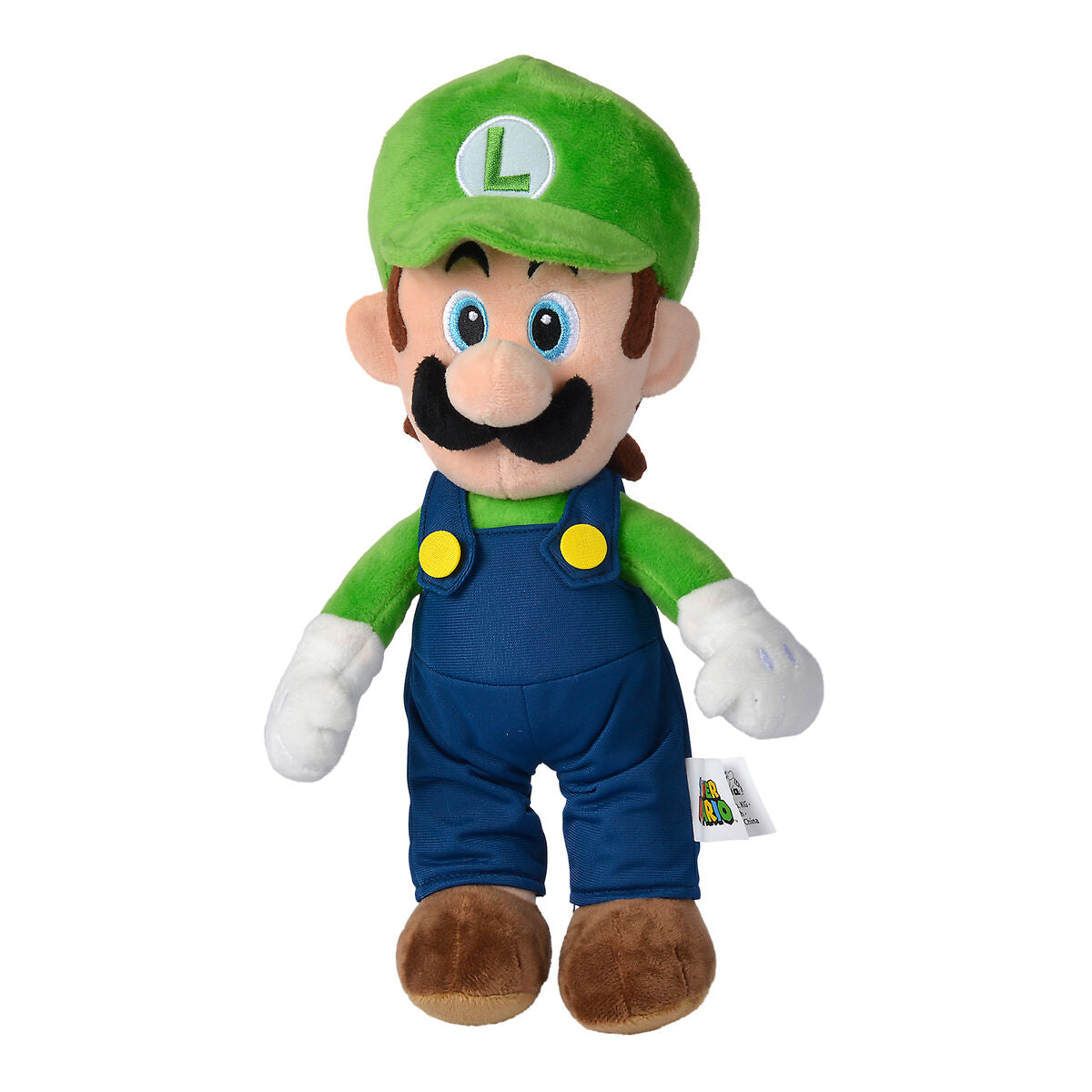 Peluche Luigi Super Mario Bros 30cm