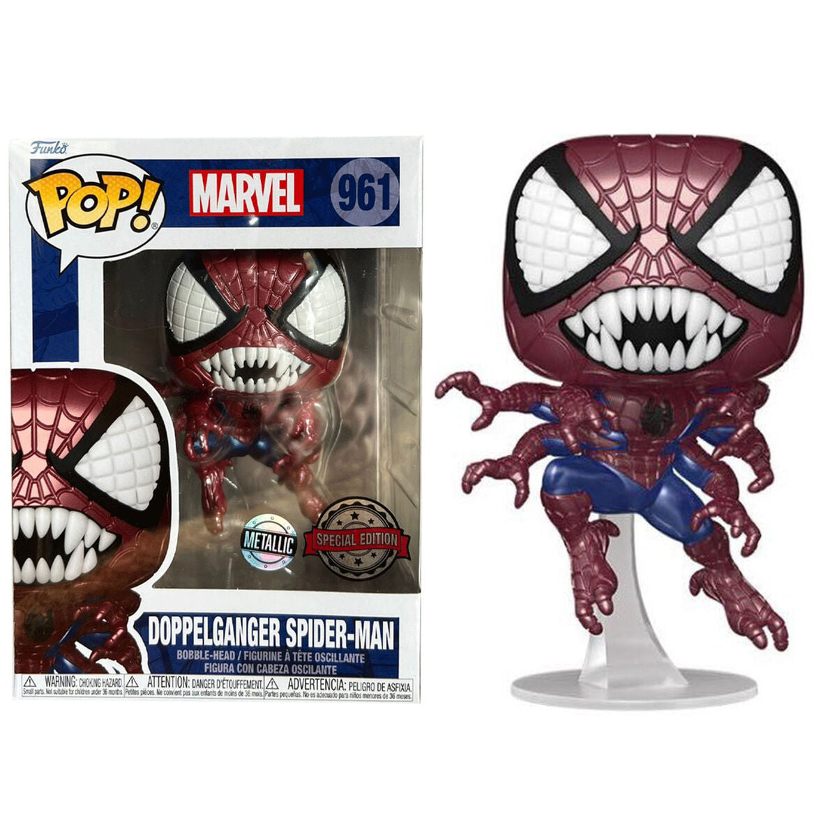 Figura Funko POP Marvel Doppelganger Spiderman Exclusive